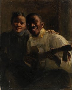 Zwei schwarze Musiker von Robert Lee MacCameron