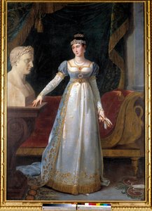 Ganzkörperporträt von Marie-Paulette, genannt Pauline Bonaparte, Prinzessin Borghese (1780-1825), Herzogin von Guastalla von Robert Lefebvre