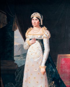 Porträt von Laetitia Bonaparte (Letizia Maria Ramolino) (1750-1836), Mutter von Napoleon Bonaparte (Detail). Gemälde von Robert Lefevre (1755-1830) Museo Napoleonico, Rom von Robert Lefevre