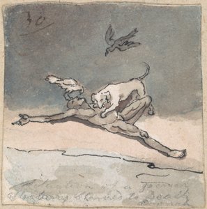 Szene in der Hungersnot von Robert Mabon