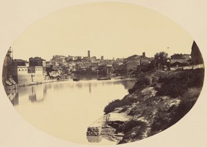 Blick auf Rom und den Tiber