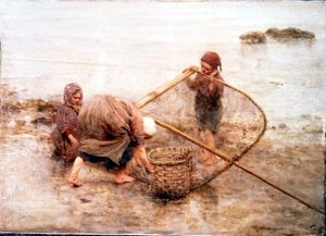 Schottische Fischerleute