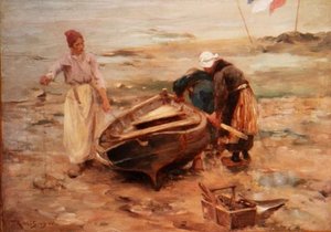 Schottische Fischerfrauen