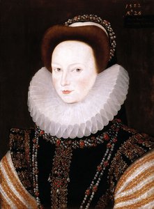 Porträt von Anne Knollys von Robert Peake the elder