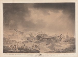 Die bedrängte Lage der Dutton East Indiaman