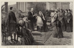 Die Taufe in Balmoral der Tochter des Prinzen und der Prinzessin Henry von Battenberg von Robert Pritchett