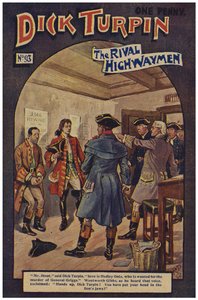 Dick Turpin (Farblithografie) von Robert Prowse Jnr