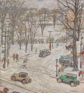 Straßenszene im Winter