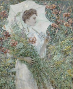 Der weiße Sonnenschirm von Robert Reid