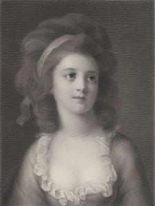 Halbporträt von Sophie oder Apollonia Helena Potocka als junges Mädchen von Robert Reyher