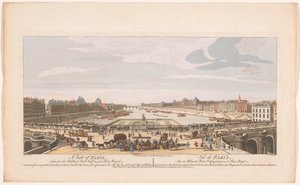 Ansicht der Pont Neuf über die Seine in Paris, Blickrichtung Pont Royal von Robert Sayer