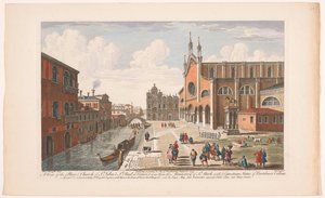 Ansicht der Kirche Santi Giovanni e Paolo in Venedig