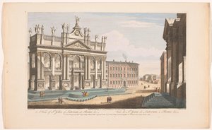 Ansicht der Kirche St. Johann von Lateran in Rom