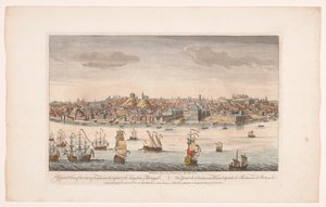 Ansicht der Stadt Lissabon