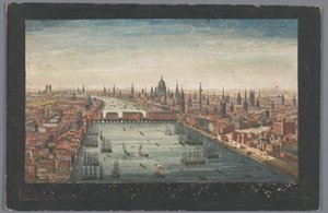 Blick auf die Stadt London von Robert Sayer