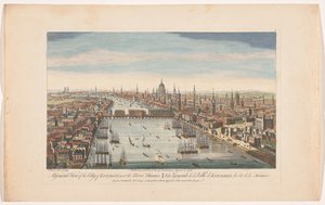 Ansicht der Stadt London