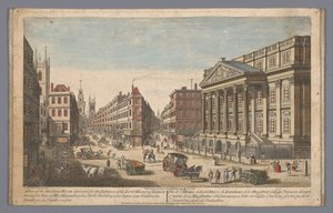 Ansicht des Mansion House in London