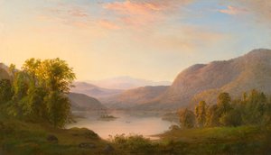 Ein Blick in die Laurentinischen Berge, nahe Québec
