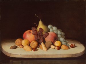 Stillleben mit Früchten und Nüssen