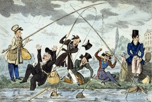 Waltonising oder Grönland-Fischer, um 1830 von Robert Seymour