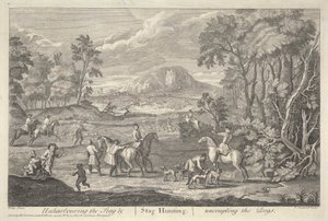 Das Aufscheuchen des Hirsches von Robert Sheppard
