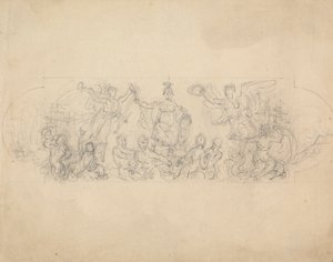 Allegorische Skizze des Sieges von Robert Smirke