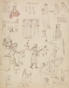 Studien aus einer französischen MSS-Bibelregister von Robert Smirke
