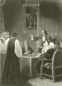 Die Bischöfe vor dem Geheimen Rat 1688 von Robert Smirke