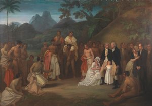 Die Abtretung des Distrikts Matavai auf der Insel Otaheite (Tahiti) an Kapitän James Wilson