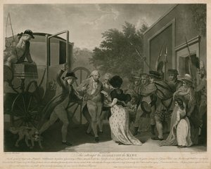 Der Versuch, König George III. im Jahr 1786 zu ermorden (Gravur) von Robert Smirke