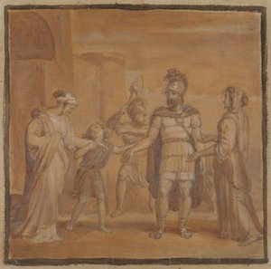 Virgilia und Volumnia flehen Coriolanus an