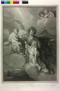 Apotheose der verstorbenen Kinder von König Georg III von England und seiner Frau Königin Charlotte