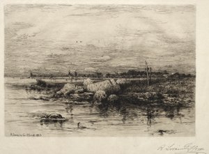 Mündung des Apponaganasett-Flusses von Robert Swain Gifford
