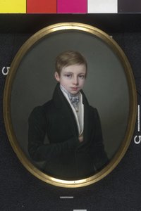 Kaiser Franz Joseph I. als zwölfjähriger Junge von Robert Theer