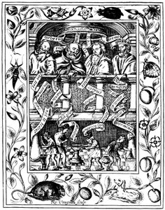 Die vier großen Alchemisten, 1652