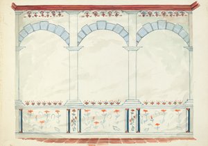 Restaurierungszeichnung von Robert W.R. Taylor