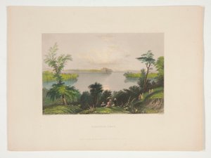 Saratoga-See, Illustration für Nathaniel Parker Willis