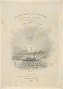 Titelseite: Provinziale Antiquitäten und malerische Landschaften von Schottland, Band II
