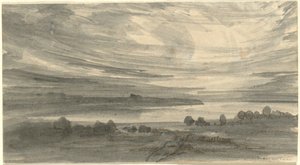 Landschaft mit See von Robert Walter Weir