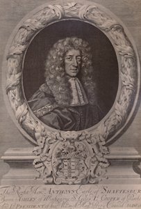Anthony Ashley Cooper, 1. Earl of Shaftesbury, englischer Staatsmann, ca. 1680, 1894 von Robert White