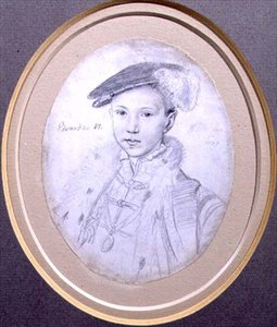 Porträt von Edward VI (1537-53) 1683
