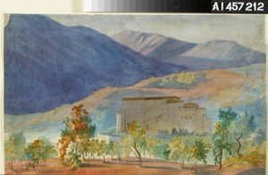 Subiaco, Rocca Abbaziale von Robert Wilhelm Ekman