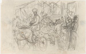 Erinnerung an den Fähnrichsmarkt. Illustration zu Fähnrich Ståls Erzählungen von Robert Wilhelm Ekman