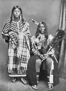 Ein Sioux-Häuptling und seine Frau, 1912 von Robert Wilson Shufeldt