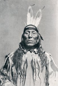 Frontalansicht eines Sioux-Indianers, 1912 von Robert Wilson Shufeldt