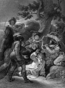 Herzog von Monmouth nach der Schlacht von Sedgemoor gefangen von Robert after Smirke