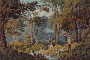 Rebhuhnjagd in der Nähe von Windsor von Robert the Elder Havell
