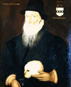 Sir Edward Grimston (1529-1610) als alter Mann von Robert the Elder Peake
