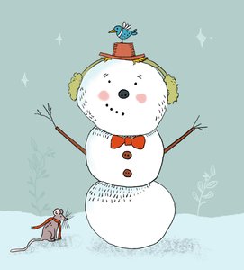 Sterniger Schneemann von Roberta Murray