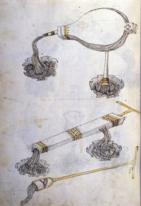 Kunst des Krieges: Studie über militärische Maschinen. Brandflüssigkeiten, Illustration aus 